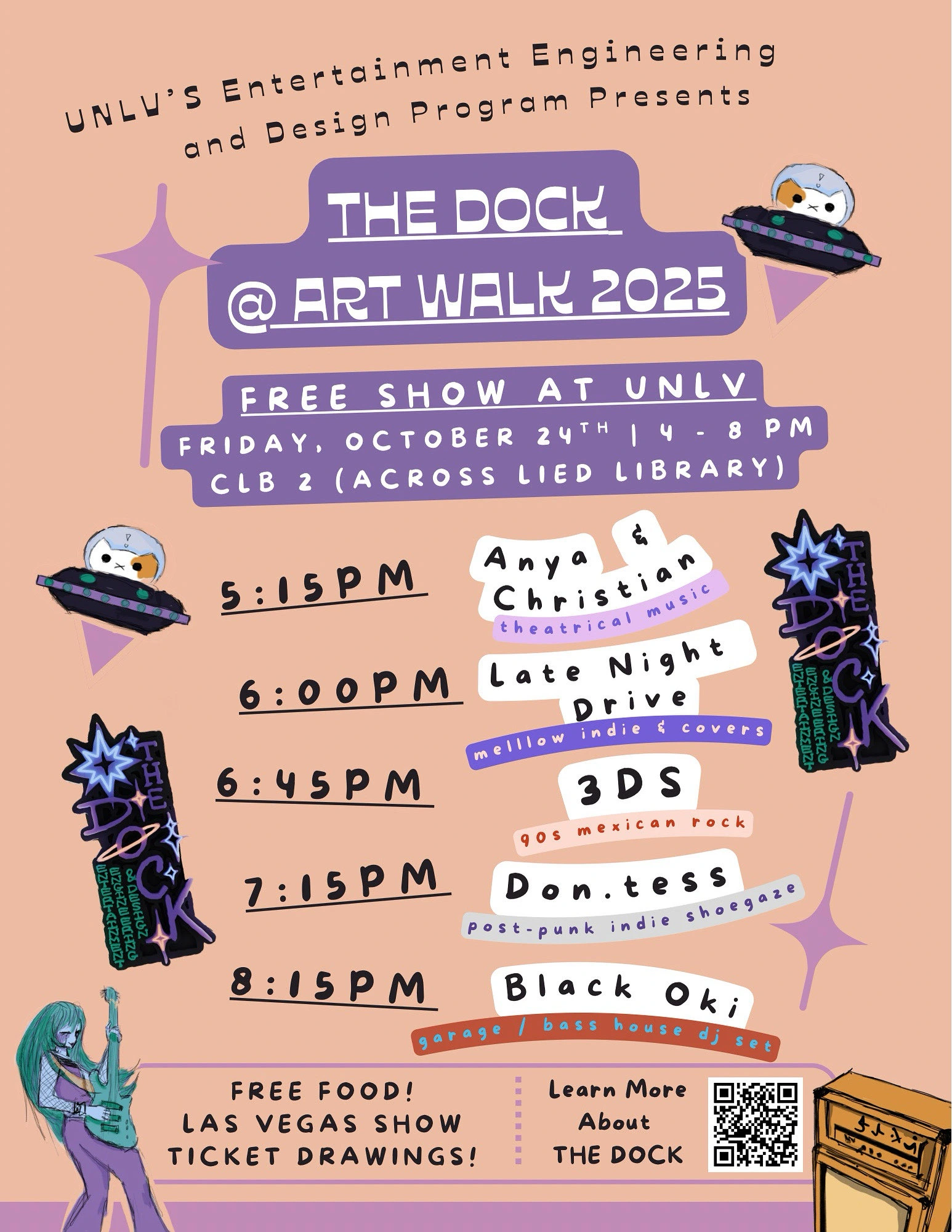 The Dock Setlist Poster